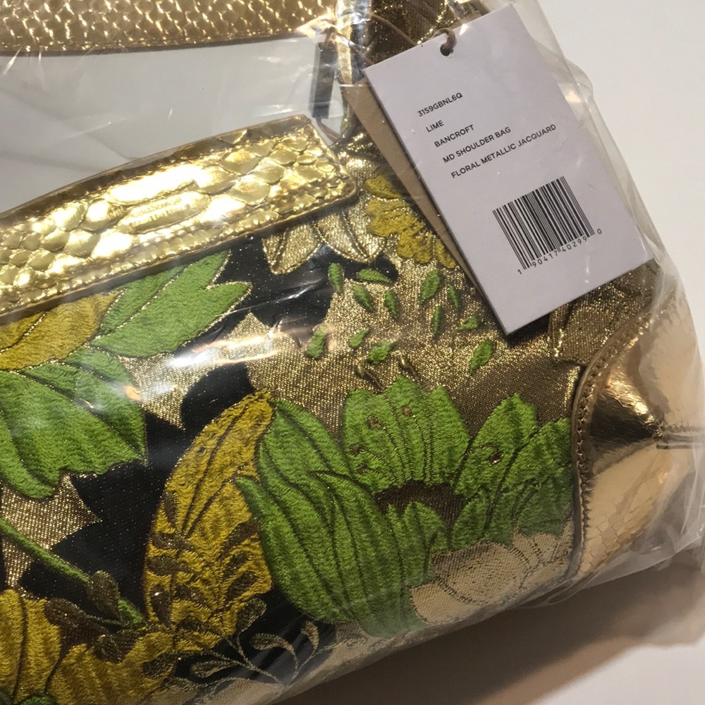 Michael Kors Collection Bancroft floral bag gold - Picture 5 of 7